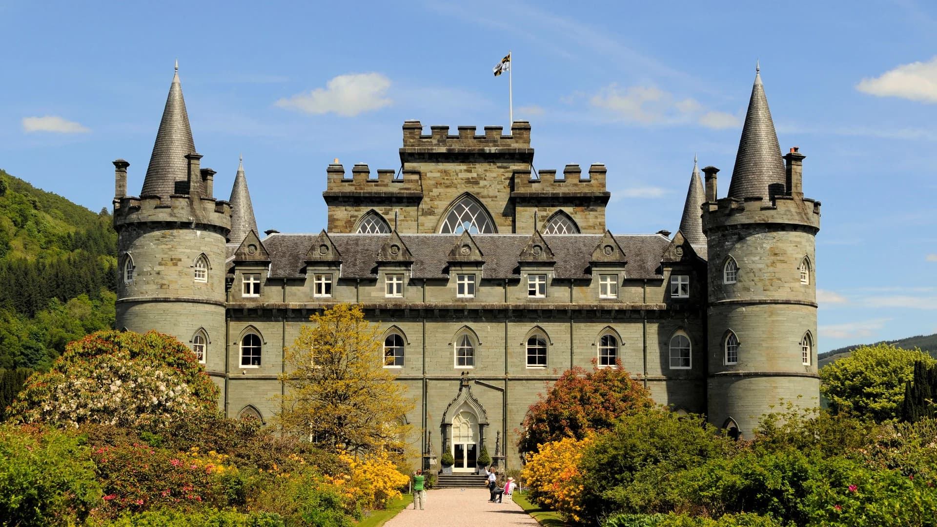Inverlochy Castle estate and Highland landscape