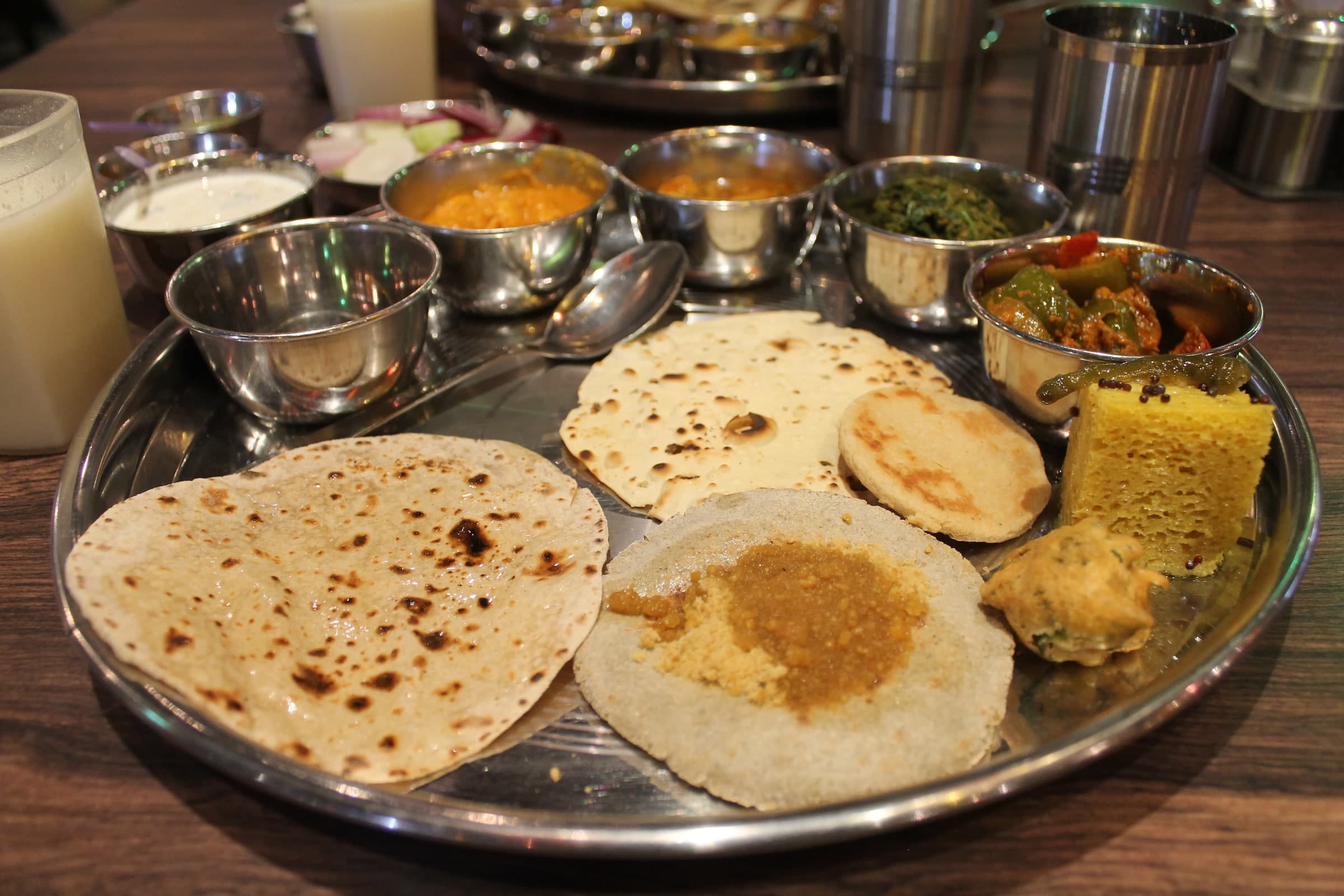 Traditional Rajasthani Royal Thali Feast